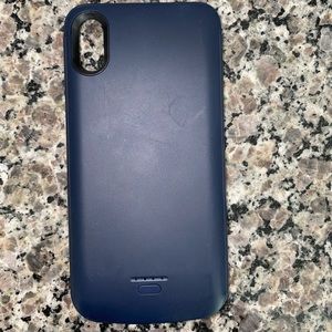 RLX Navy Charging iPhone X Case
